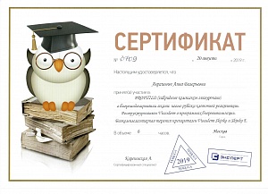 Доп. сертификат 20