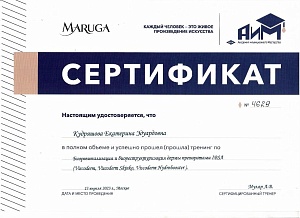 Сертификат Кудряшова 17